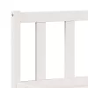  fehér tömör fenyő extra hosszú ágykeret matrac nélkül 180x210cm