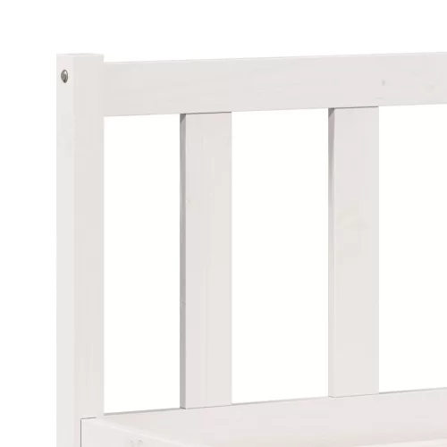  fehér tömör fenyő extra hosszú ágykeret matrac nélkül 180x210cm