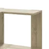  3 szintes sonoma tölgy szerelt fa sarok könyvespolc 50x50x102cm
