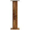  2 db antik fa színű szerelt fa hangszóróállvány 30 x 30 x 95 cm