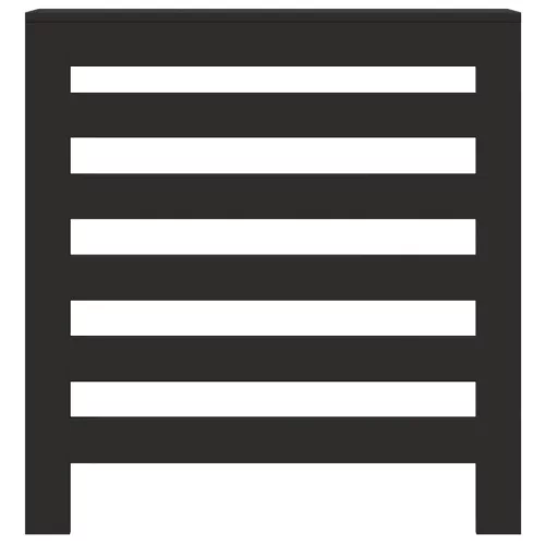  fekete szerelt fa radiátorburkolat 78 x 20 x 82 cm