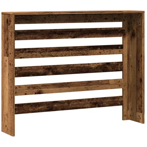  antik fa színű szerelt fa radiátorburkolat 104 x 20 x 82 cm