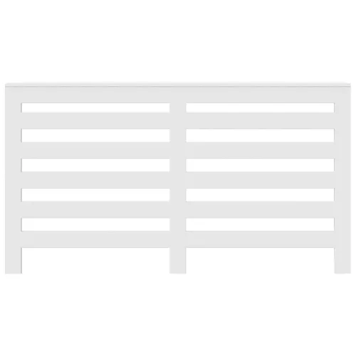  fehér szerelt fa radiátorburkolat 149 x 20 x 82 cm