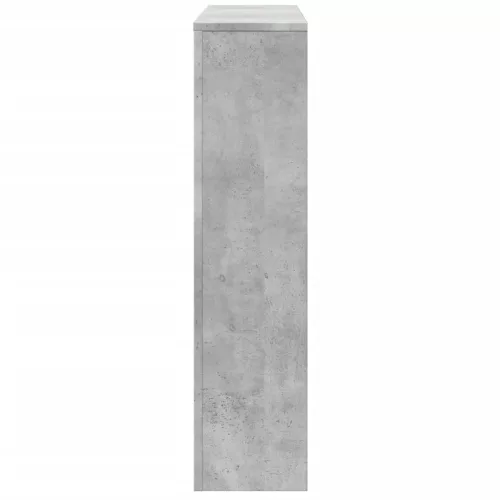  betonszürke szerelt fa radiátorburkolat 149 x 20 x 82 cm