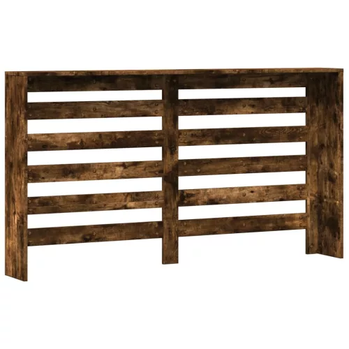  füstös tölgy színű szerelt fa radiátorburkolat 149 x 20 x 82 cm