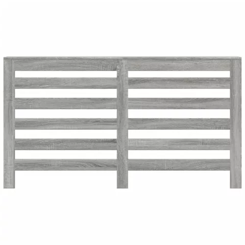  szürke sonoma szerelt fa radiátorburkolat 149 x 20 x 82 cm