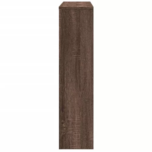  barna tölgyszínű szerelt fa radiátorburkolat 149 x 20 x 82 cm