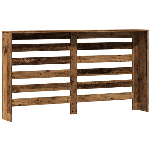  antik fa színű szerelt fa radiátorburkolat 149 x 20 x 82 cm