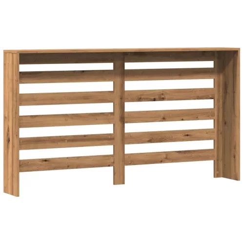  kézműves tölgy szerelt fa radiátorburkolat 149 x 20 x 82 cm