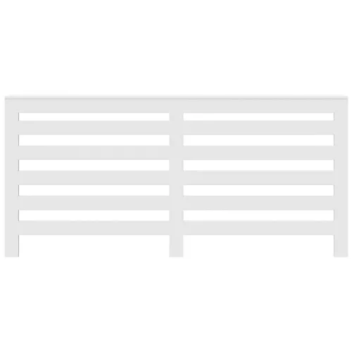  fehér szerelt fa radiátorburkolat 175 x 20 x 82 cm