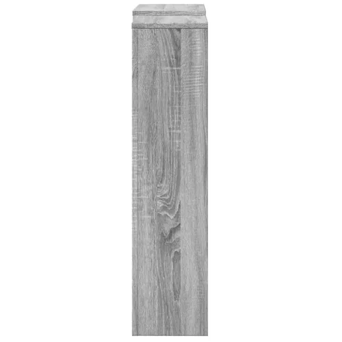  szürke sonoma szerelt fa radiátorburkolat 205x21,5x83,5 cm