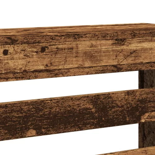  antik fa színű szerelt fa radiátorburkolat 205 x 21, 5x 83,5 cm