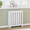  fehér szerelt fa radiátorburkolat 78 x 20 x 82 cm