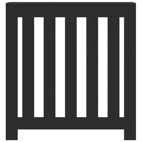  fekete szerelt fa radiátorburkolat 78 x 20 x 82 cm