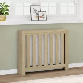    sonoma tölgy színű szerelt fa radiátorburkolat 104 x 20 x 82 cm