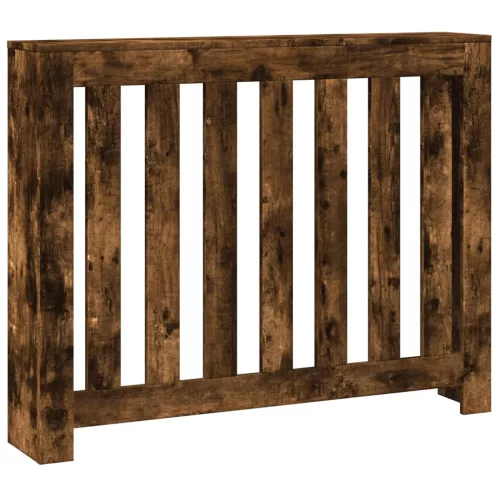  füstös tölgy színű szerelt fa radiátorburkolat 104 x 20 x 82 cm