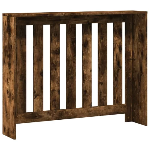  füstös tölgy színű szerelt fa radiátorburkolat 104 x 20 x 82 cm