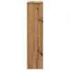  kézműves tölgy színű szerelt fa radiátorburkolat 104x20x82 cm