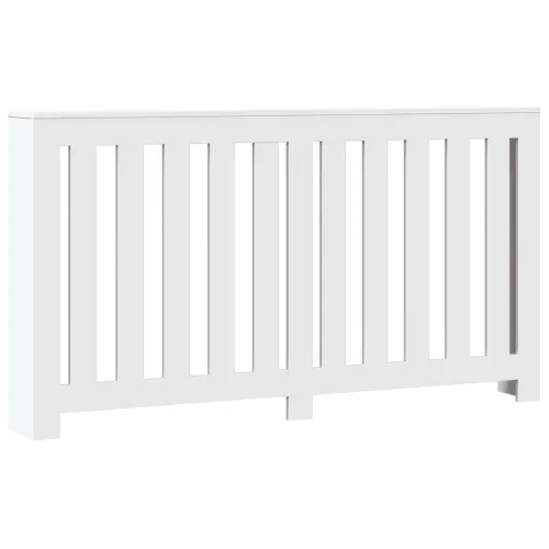  fehér szerelt fa radiátorburkolat 149 x 20 x 82 cm