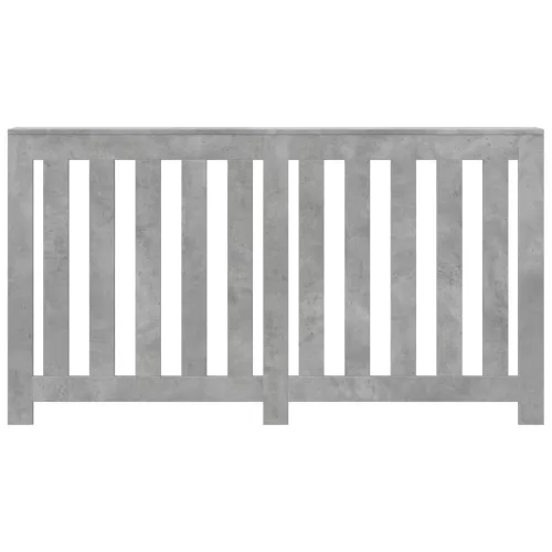  betonszürke szerelt fa radiátorburkolat 149 x 20 x 82 cm