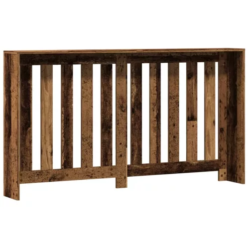  antik fa színű szerelt fa radiátorburkolat 149 x 20 x 82 cm