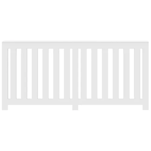  fehér szerelt fa radiátorburkolat 175 x 20 x 82 cm