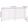  fekete szerelt fa radiátorburkolat 175 x 20 x 82 cm