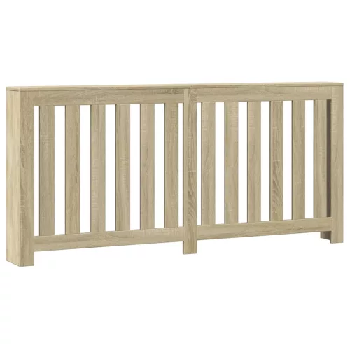  sonoma tölgy szerelt fa radiátorburkolat 175 x 20 x 82 cm