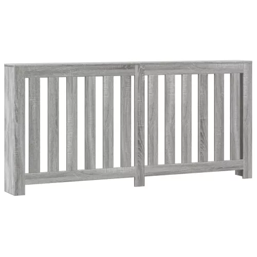  szürke sonoma szerelt fa radiátorburkolat 175 x 20 x 82 cm