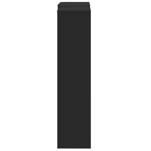  fekete szerelt fa radiátorburkolat 205 x 21,5 x 83,5 cm