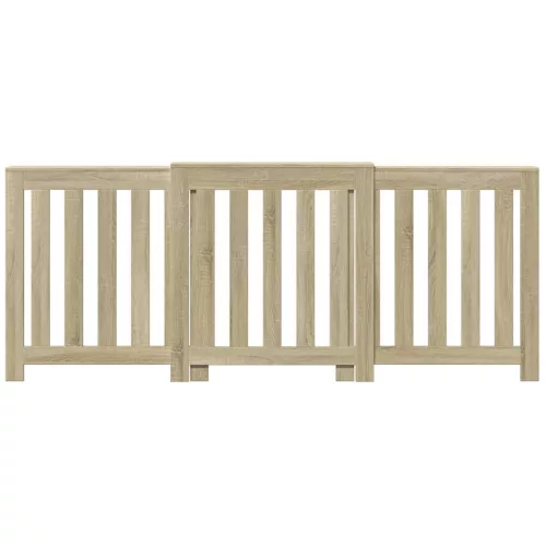  sonoma tölgy szerelt fa radiátorburkolat 205 x 21,5 x 83,5 cm