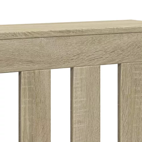  sonoma tölgy szerelt fa radiátorburkolat 205 x 21,5 x 83,5 cm