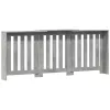  betonszürke szerelt fa radiátorburkolat 205 x 21,5 x 83,5 cm
