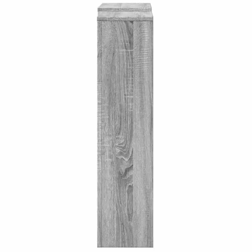  szürke sonoma szerelt fa radiátorburkolat 205x21,5x83,5 cm