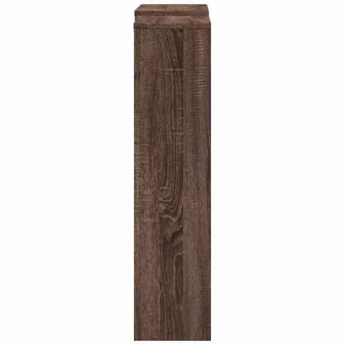  barna tölgyszínű szerelt fa radiátorburkolat 205x21,5x83,5 cm
