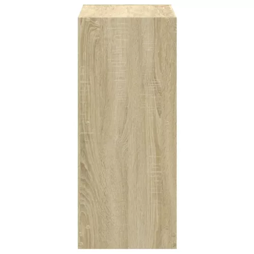  sonoma tölgy színű szerelt fa könyvespolc 68,5 x 32 x 75 cm