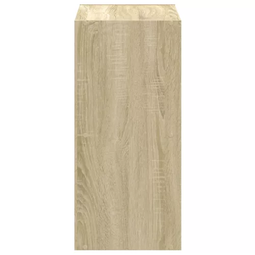  sonoma tölgy színű szerelt fa könyvespolc 68,5 x 32 x 68,5 cm