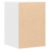  fehér szerelt fa fiókos sarokszekrény 40 x 41 x 58 cm
