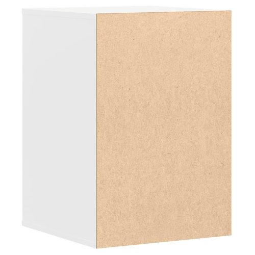  fehér szerelt fa fiókos sarokszekrény 40 x 41 x 58 cm