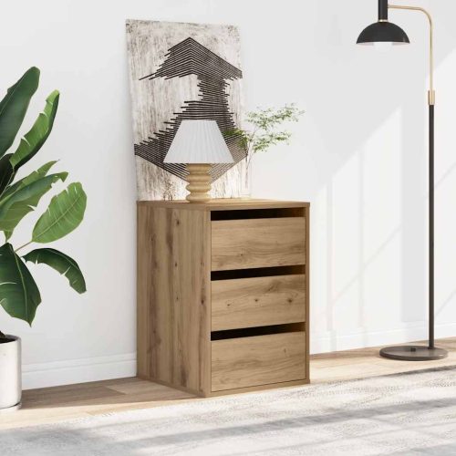  kézműves tölgy szerelt fa sarok komód 40 x 41 x 58 cm