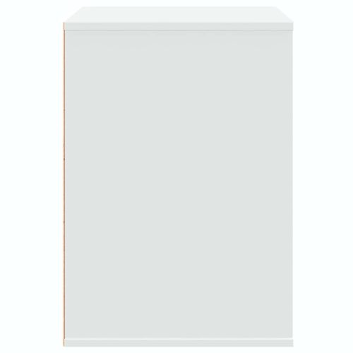  fehér szerelt fa fiókos sarokszekrény 80 x 41 x 58 cm