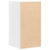  fehér szerelt fa fiókos sarokszekrény 40 x 41 x 76 cm