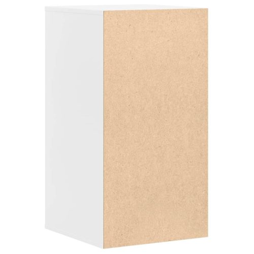  fehér szerelt fa fiókos sarokszekrény 40 x 41 x 76 cm