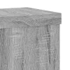  2 db szürke sonoma szerelt fa növénytartó állvány 10x10x18 cm