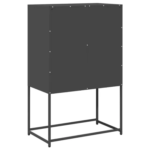  Magastábla Fekete 68x39x107 cm Acél