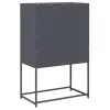  Highboard antracit 68x39x107 cm Acél