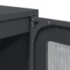  Highboard antracit 68x39x107 cm Acél