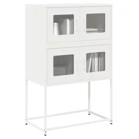  Magastábla Fehér 68x39x107 cm Acél