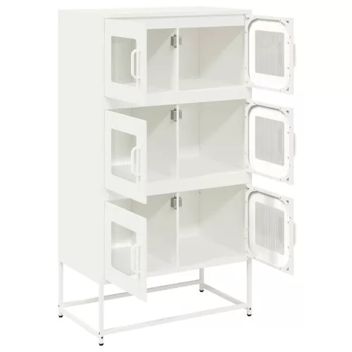  Magastábla Fehér 68x39x123 cm Acél