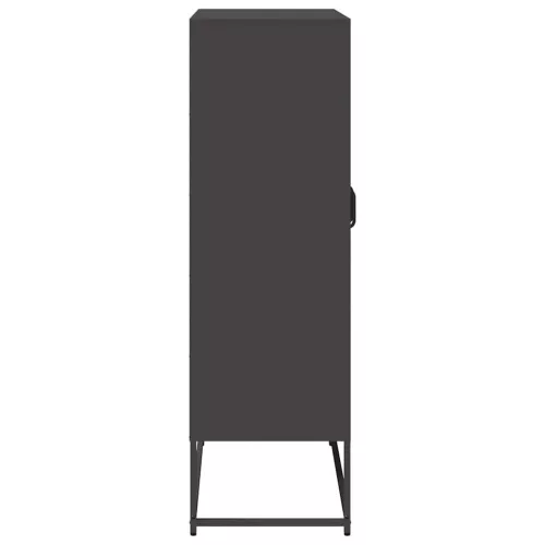  Magastábla Fekete 68x39x123 cm Acél